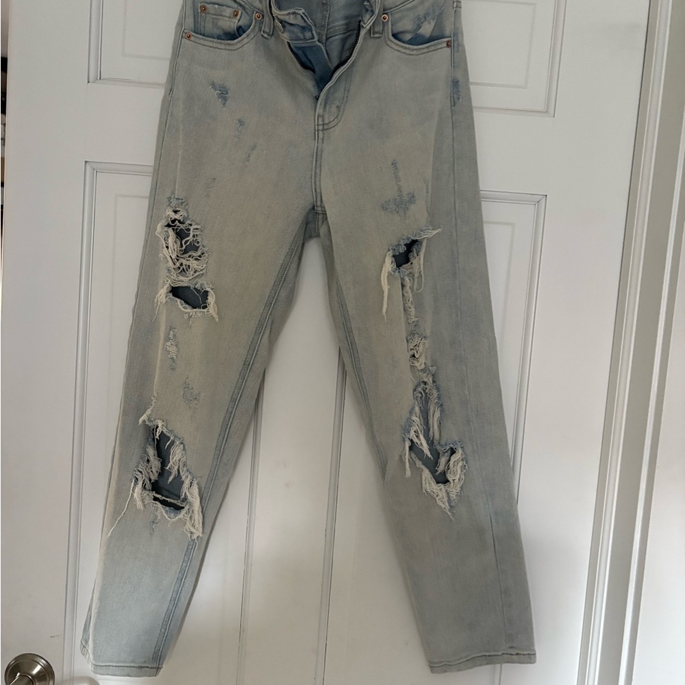 Wild Fable Light Blue Distressed Jeans